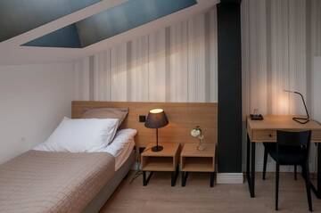 Фото номера Одноместный номер Отель Qbatura Cafe &amp; Hotel г. Цеханув 4